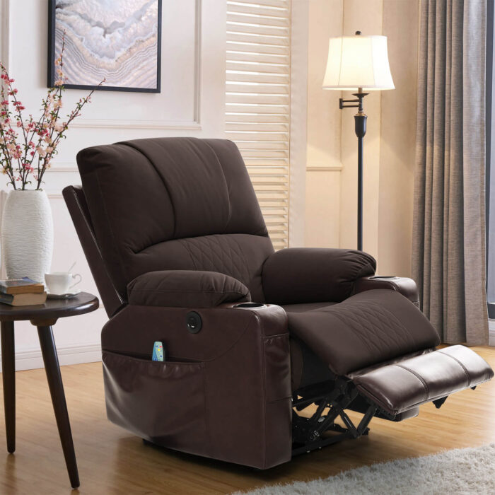 Power Recliner Chair with Heat and Massage, Wall Hugger - Image 3