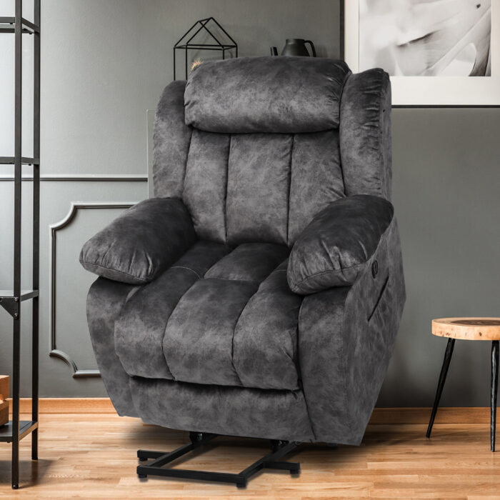 💥Clearance Sale🔥 Best MassageTheater Seating for Home| Power Electric Recliner Chair Movie Theater Seats with USB Port, Side Pocket - Image 3