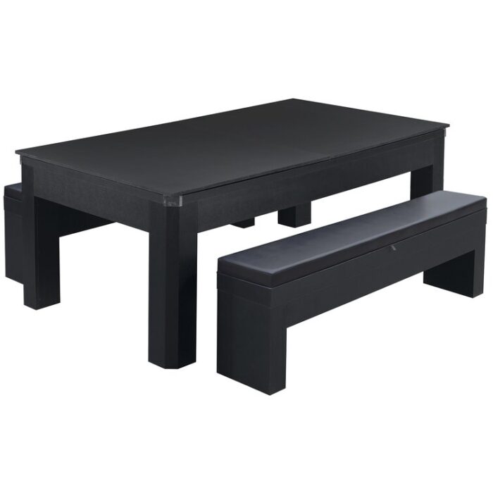 Newport 7-ft Pool Table Combo Set with Benches - Image 9