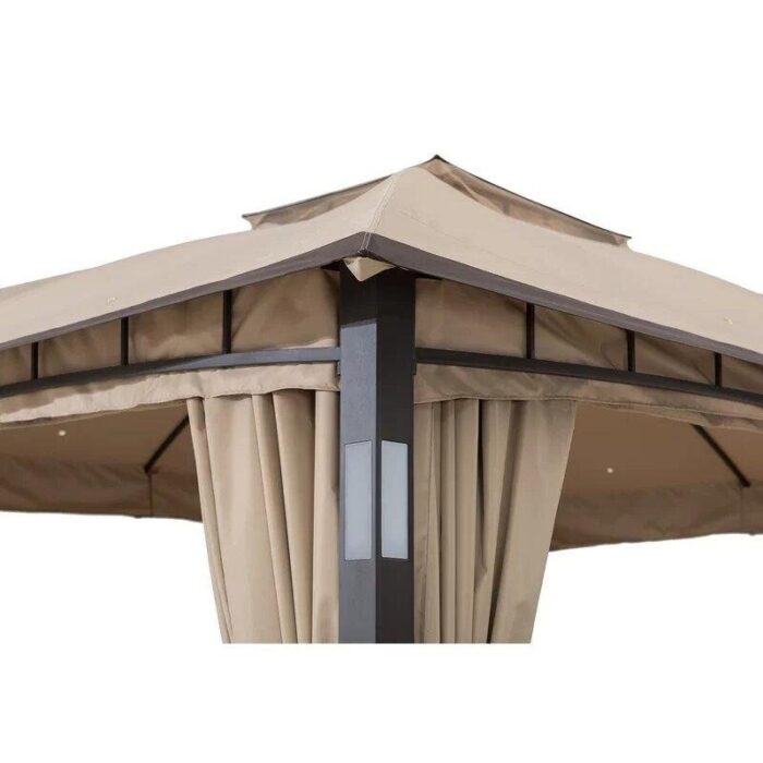 Moorehead 12 Ft. W x 10 Ft. D Steel Patio Gazebo - Image 4