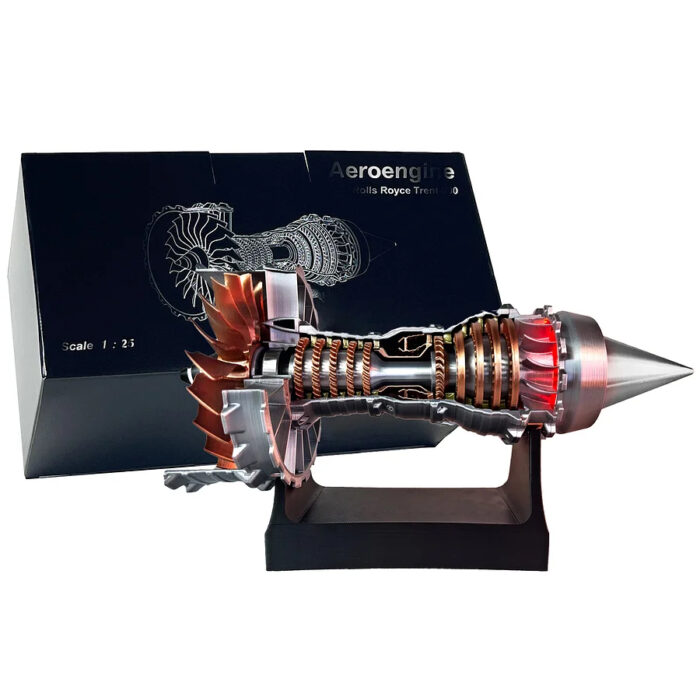 1/25 Simulation Aircraft Turbojet Engine Rotatable Model (11in/28cm) - Image 7