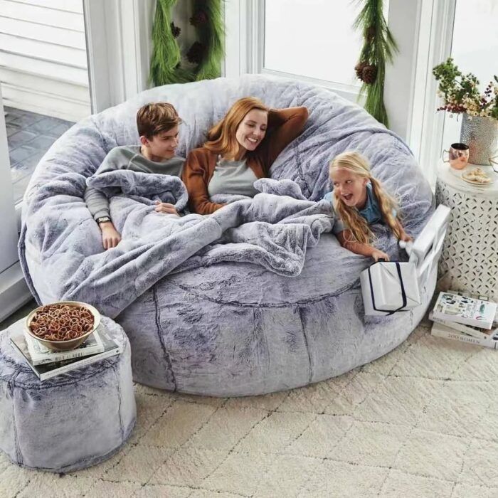 Comfort Beanbag Giant Lovesac Includes Filler - Image 15
