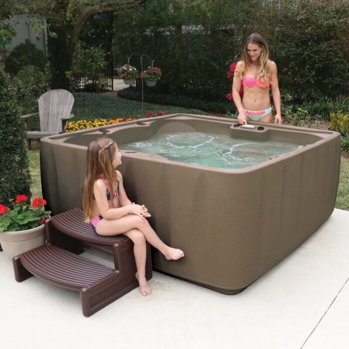 Aquarest Spas, Powered By Jacuzzi® Pumps 6 - Person 29 - Jet Square Plug And Play Hot Tub with Ozonator - Image 9