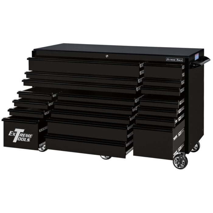 Extreme Tools 72″ x 30″, 19 Drawer Roller Cabinet with 250 lbs. drawer slides, RX 250 Series - Image 11