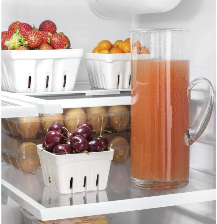 GE GNE27JYMFS 36" French Door Refrigerator with 27 cu. ft. Total Capacity Energy Star LED Lighting Internal Water Dispenser Spill-Proof Shelves in Fingerprint Resistant Stainless Steel - Image 10