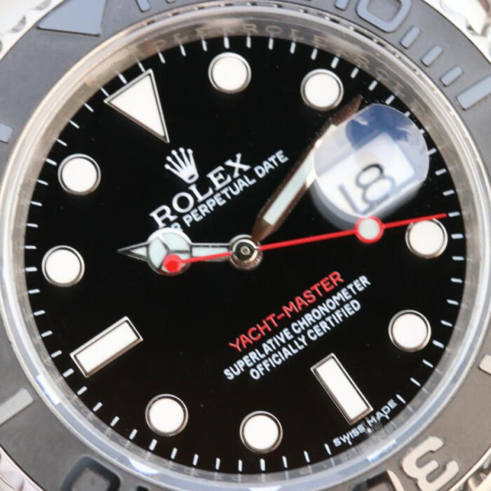 YACHT MASTER 1 ( BLACK & BLUE DIAL ) STAINLESS STEEL 40MM - Image 9