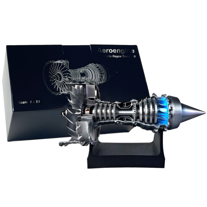 1/25 Simulation Aircraft Turbojet Engine Rotatable Model (11in/28cm) - Image 8