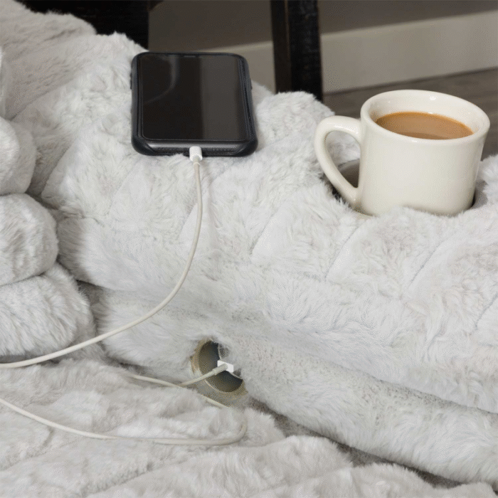 Nestle Recliner With Dual Cupholders And Charging Ports - Image 10
