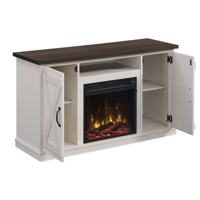 TV Stand for TVs up to 55" with Fireplace Included - Image 8