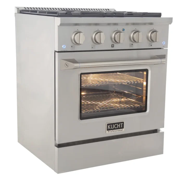 Pro-Style 30 in. 4.2 cu. ft. 4-Burner Freestanding Gas Range with Convection Oven - Image 5