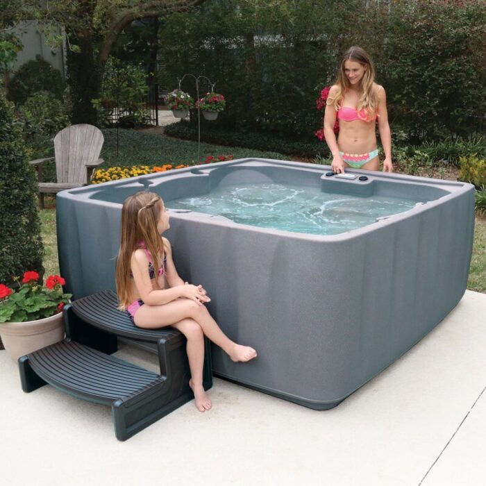 Aquarest Spas, Powered By Jacuzzi® Pumps 6 - Person 29 - Jet Square Plug And Play Hot Tub with Ozonator - Image 8