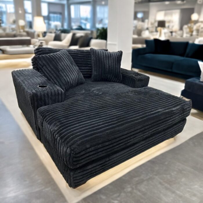 Nestle Recliner With Dual Cupholders And Charging Ports - Image 2