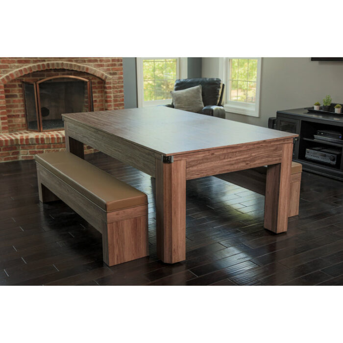 Newport 7-ft Pool Table Combo Set with Benches - Image 10