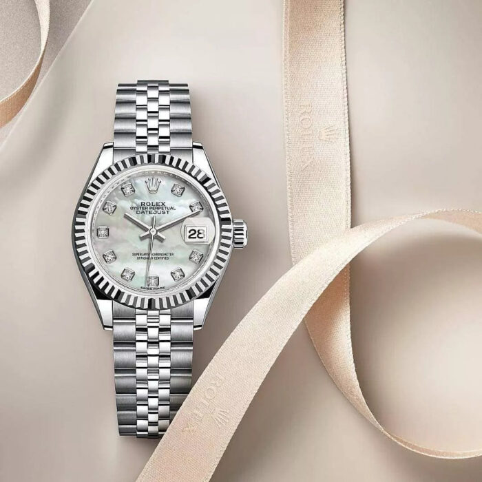 WOMENS DATE JUST DIAMOND SCALE MULTIPLE DIAL OPTIONS 36MM - Image 4